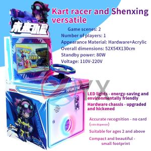 China New Coin-Operated Arcade Game Machine Children'S Single Player Racing Game Machine on sale