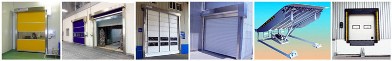 1.2mm PVC Curtain High Speed Shutter Door With Strong Wind - Bar