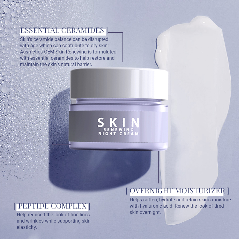 Private Label Skin Care Cosmetics Facial Cream Lotion Organic Day and Night Beauty Whitening Face Body Cream