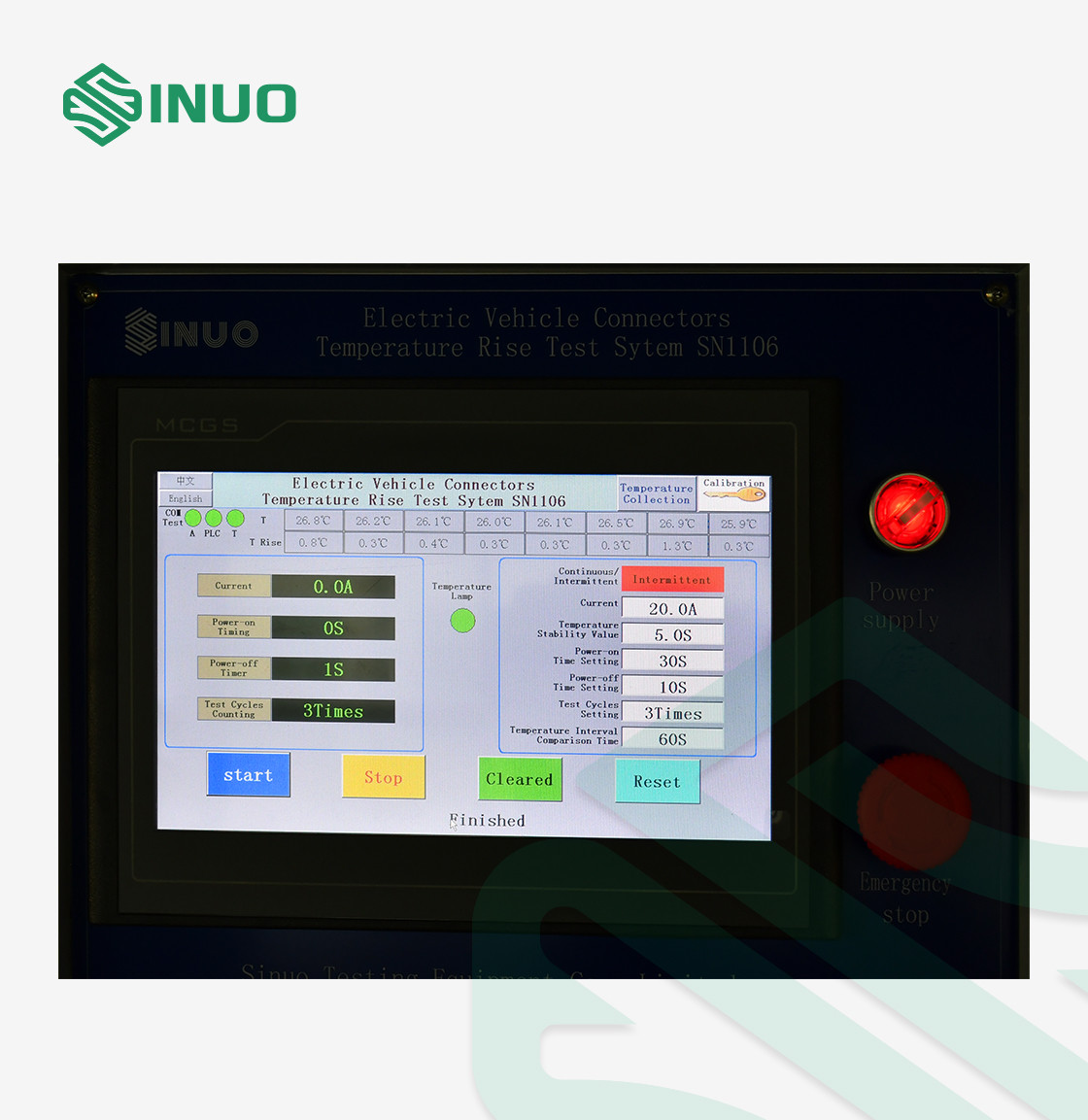 Electric Vehicle EV Connector Testing Equipment Temperature Rise Test System IEC62196