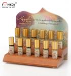 Wood Cosmetic Display Stand Counter Top Marketing Skin Care Products Display
