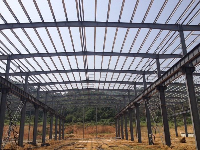 Easy Assemble Light Weight Warehouse Steel Structure Single Or Double Span