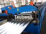 Hydraulic cutting Trapezoidal Roof Deck Roofing Sheet Making Machine TW38-200