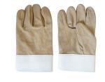 Two Layer Suede Welder Gloves Half-Leather Gloves Electric Welding Labor