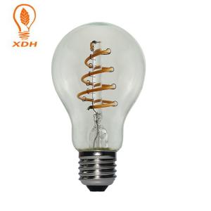 Wholesale A55 A60 A19 Soft Spiral LED Filament Bulb Amber E27 2w LED Light Bulb from china suppliers