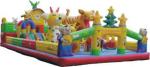 0.55mm PVC Tarpaulin Outdoor Inflatable Amusement Park Trampoline
