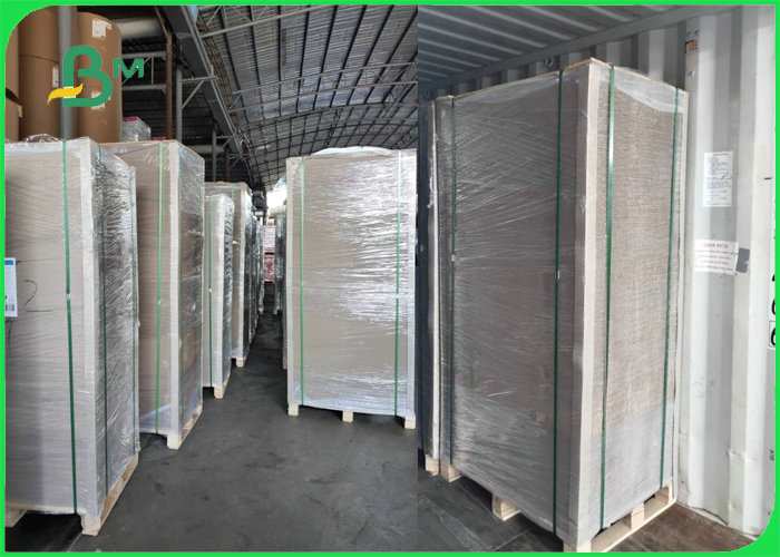 1.6mm 2mm Solid Gray Paper Cardboard For Making Furniture Liner Strong Stiffness