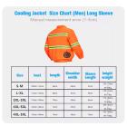 Reflective Cooling Fan Jacket For Men Women Battery Powered 3 Speed Control