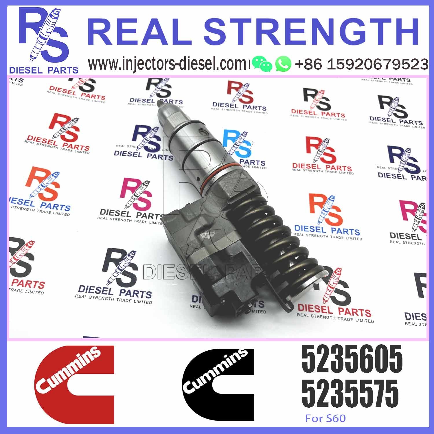 Diesel Engine S60 Fuel Injector 5235600 5235695 5236980 5236978 5235605 5236347 5235915 5237320 5235550 5237650