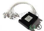 FBT Coupler / Fiber Optic Beam Splitter 1x16 50 DB Low Excess Loss