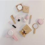 ISO9001 Childrens Portable Montessori Wooden Cosmetic Toy Set