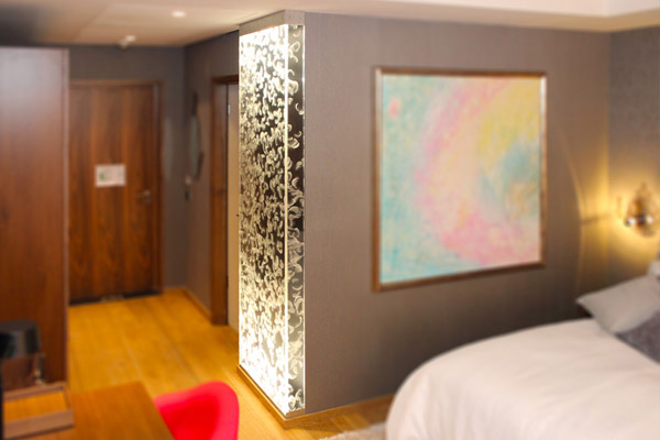 Partition Wall Decorative Acrylic Sheets 30mm Thick Wear Resistance