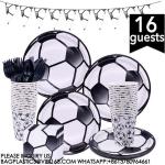 Wholesale Birthday Basketball Theme Party Supplies 9 Inch Plate 10 People Set