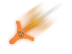 Wholesale Triangle Cute Dog Toys Ultra Star Sport Disc Frisbee Beautiful Flight Four Different Sound from china suppliers