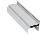 Lightweight Silver White Polished Aluminium Profile For Door And Window