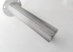 Wholesale Cylindrical 0.1mm Slot Pre Filter Cartridge With 8mm Flange from china suppliers