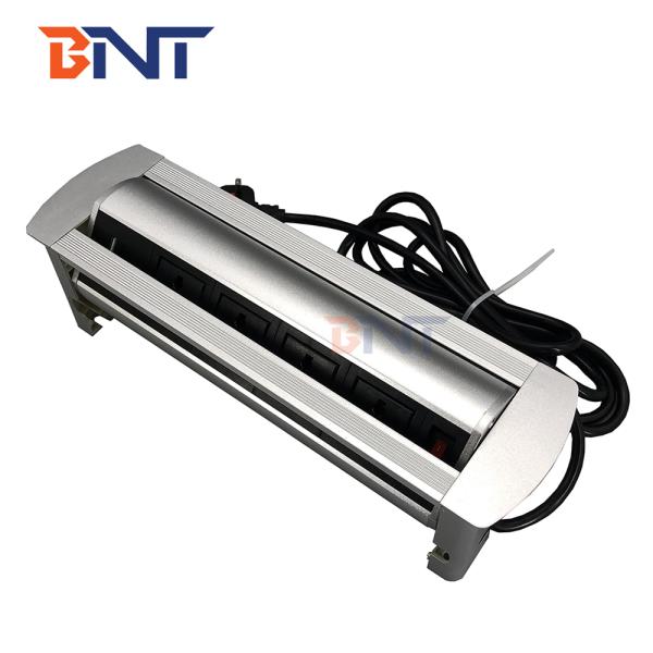 Hidden in desk with usb charger conference table flip up power socket
