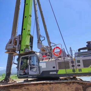 Zoomlion ZR500L Rotary Drilling Rig 447KW Sany Piling Machine