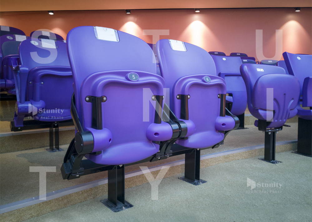 STUNITY Auto tip-up UV resistant wholesale plastic stadium seats