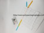 Classic Drawstring Plastic Bags With Ribbon For Christmas Gift / Christmas