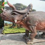 Realistic Life Size Animatronic Dinosaur Trceratops Jurassic For Amusement Park