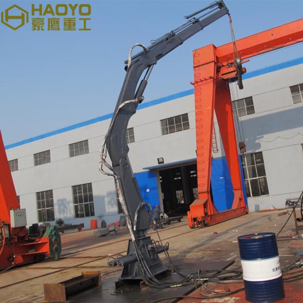Foldable Knuckle Boom Ship to Shore Crane Manufacturers for sale Marine Ship