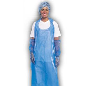 Wholesale Waterproof 25g Disposable Blue Plastic Aprons from china suppliers