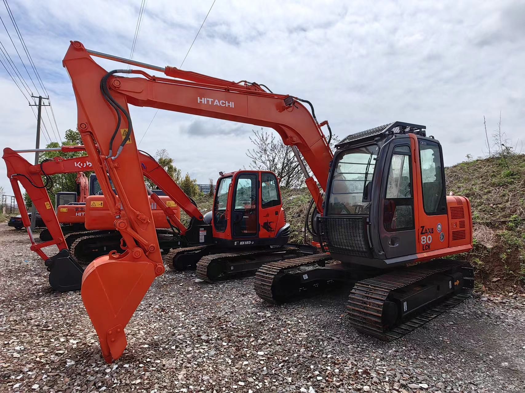 Original Used Hitachi ZX80 Mini Excavator 95% New Excellent Performance