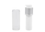 37mm Round Rotating Lift Personal Care Airless Pump Bottles For Cosmetics