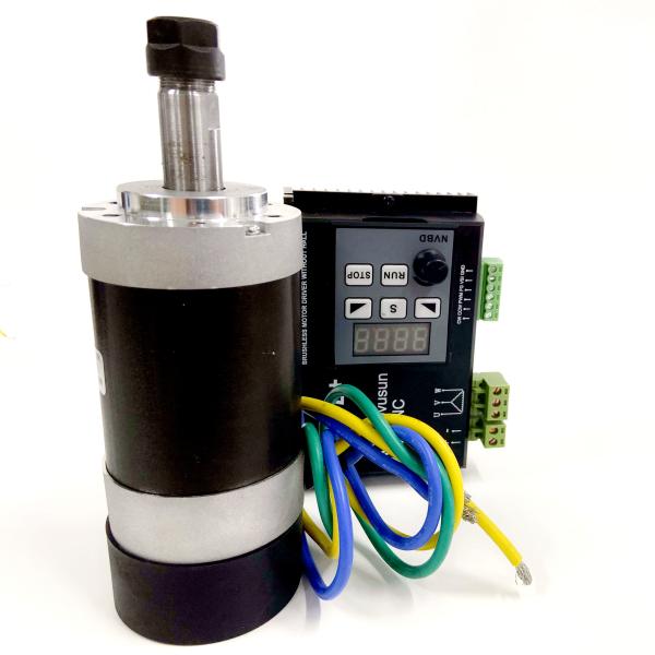CNC Little machine Brushless Dc Motor JSSBY114-4120-CD5 IE 1 48V 500W 12000rpm