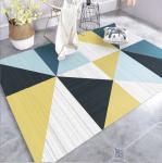 Modern Simple Stripping Blending Crystal Velvet Living Room Floor Carpets 80