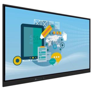 Wholesale 55 65 75 86 Inch Interactive Touch Screen Whiteboard Android 13 EDLA 40 Touch Points For Classroom Office Meeting from china suppliers