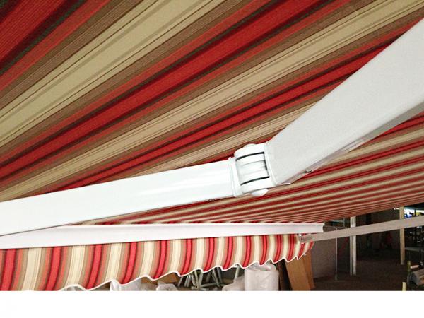 Balcony Aluminium retractable awning with rain chennel , aluminium retractable awning