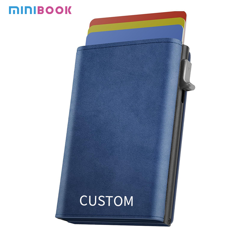 Keep Your Cards Safe and Stylish with Our Fashionable RFID Aluminum Metal Card Holder