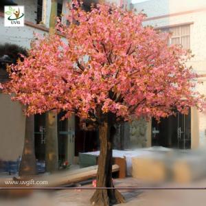 Wholesale UVG CHR007 Wedding Decoration Artificial Cherry Blossom Trees Pink color from china suppliers