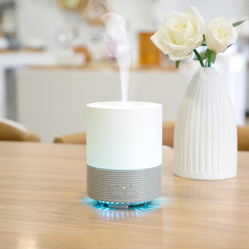 Portable Usb 5W 100ml Cylindrical Plastic Aroma Diffuser