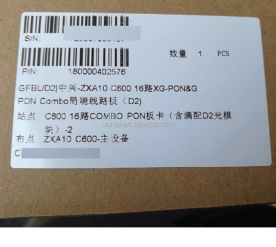 ZTE GFBL GFBLD2 16port XGS-PON&GPON COMBO board for ZTE C600 OLT GFBH GFCH GFXH GFGH GFGM GFBN GFBNR GFBT GFBL/D2 GFTH CGHF