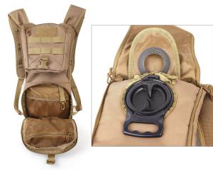Wholesale Tactical Hydration Pack Backpacklightweigh With 2.5L Bladder , Multifunctional water bag from china suppliers