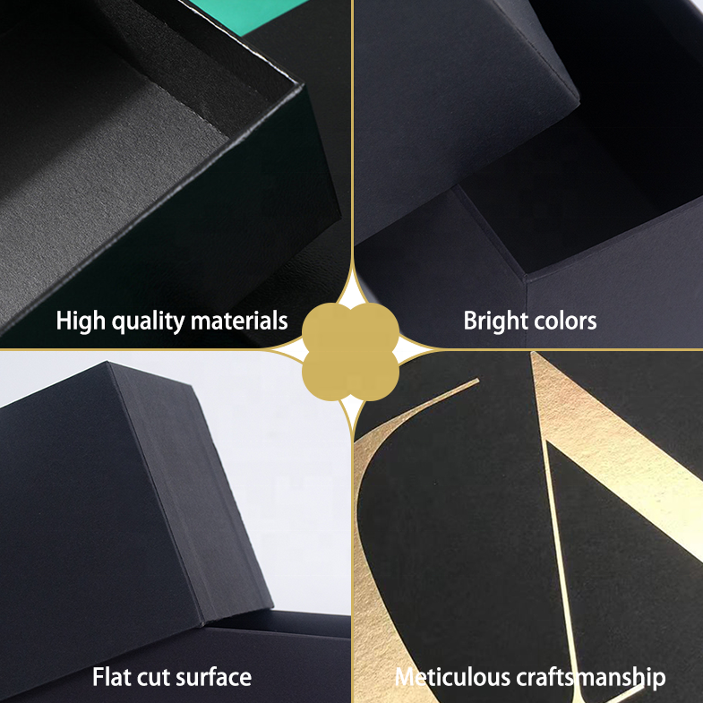 Custom Logo Eco Cardboard Gift Package Rigid Paper Box with Luxury Lid Base Material