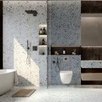 Scratch Resistance White Interior Porcelain Flooring 12mm Thickness