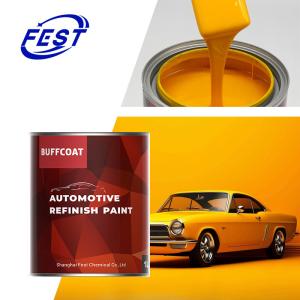 Wholesale Wholesale 1K Solid Colors Paint Yellow Car Paint Auto Spray Paint from china suppliers