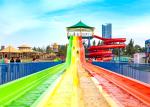 10mm Thickness High Speed Water Slide Blue Red Yellow Color