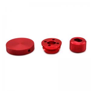 China Red CNC Milling Machining Precision Turning Parts Manufacturer For Aviation Part on sale