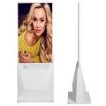 Floor Standing Outdoor Digital Advertising Screens Transparent Ultra Thin 55