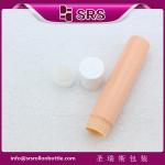 SRS cosmetic empty 20ml plastic perfume roll on bottle with steel roller ball