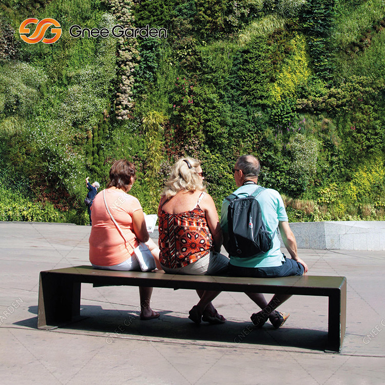 Modern Corten Bench Outdoor Metal Furniture For Public Spaces And Modern Terraces