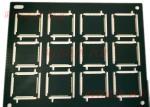 FR4 Material 2 Layer PCB Finished Thickness 1.0MM Black Solder Mask 0.2MM Hole