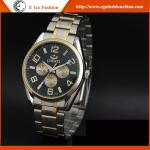 006C Fashion Watches Wholesale Stainless Steel Watch 3 Subdials Watch Quartz