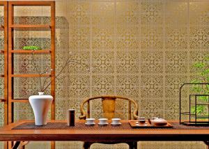 Wholesale High Range Beige Bronzing Contemporary Bedroom Wallpaper Non Woven Wallcovering from china suppliers