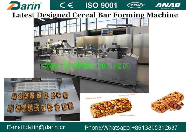 Multinational oat chocolate cereal fruits nuts candy bar moulding machine /